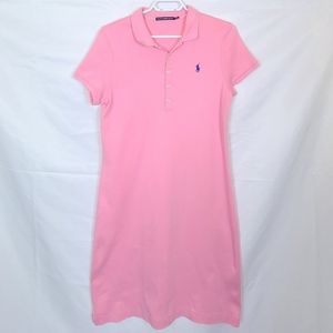 Ralph Lauren polo bright pink maxi dress